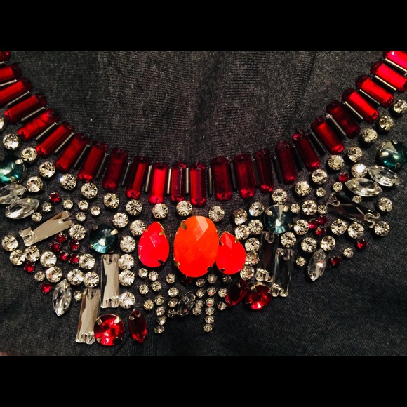 HEMANT & NANDITA (SMALL) Crystal Sweatshirt GRAY - Picture 3 of 8